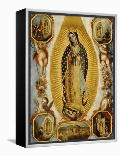 La Virgen de Guadalupe, 18th Century, Mexican School-null-Framed Premier Image Canvas