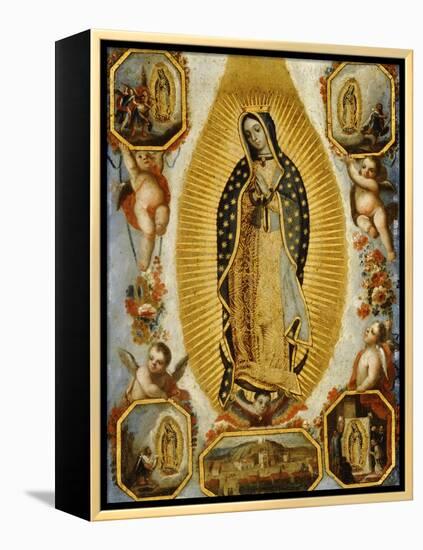 La Virgen de Guadalupe, 18th Century, Mexican School-null-Framed Premier Image Canvas