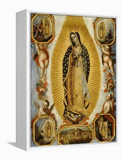 La Virgen de Guadalupe, 18th Century, Mexican School-null-Framed Premier Image Canvas