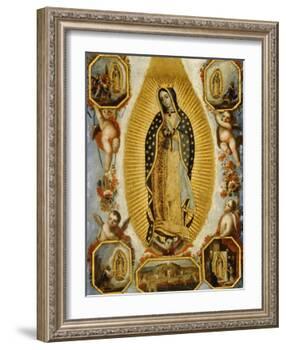 La Virgen de Guadalupe, 18th Century, Mexican School-null-Framed Giclee Print