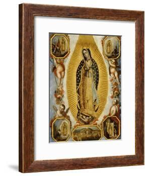 La Virgen de Guadalupe, 18th Century, Mexican School-null-Framed Giclee Print