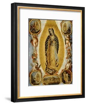 La Virgen de Guadalupe, 18th Century, Mexican School-null-Framed Giclee Print