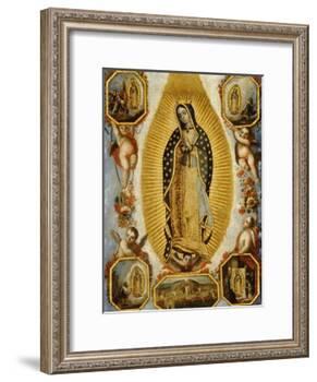 La Virgen de Guadalupe, 18th Century, Mexican School-null-Framed Giclee Print