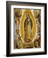 La Virgen de Guadalupe, 18th Century, Mexican School-null-Framed Giclee Print