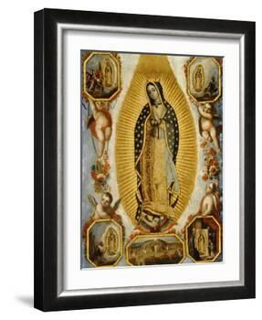 La Virgen de Guadalupe, 18th Century, Mexican School-null-Framed Giclee Print