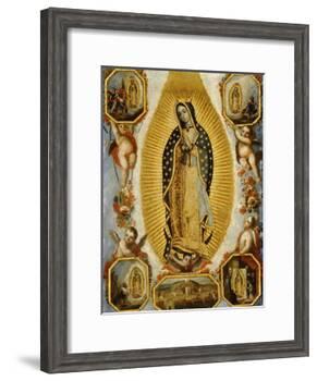 La Virgen de Guadalupe, 18th Century, Mexican School-null-Framed Giclee Print
