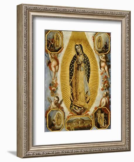 La Virgen de Guadalupe, 18th Century, Mexican School-null-Framed Giclee Print