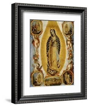 La Virgen de Guadalupe, 18th Century, Mexican School-null-Framed Giclee Print