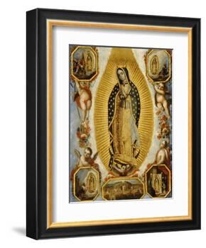La Virgen de Guadalupe, 18th Century, Mexican School-null-Framed Giclee Print