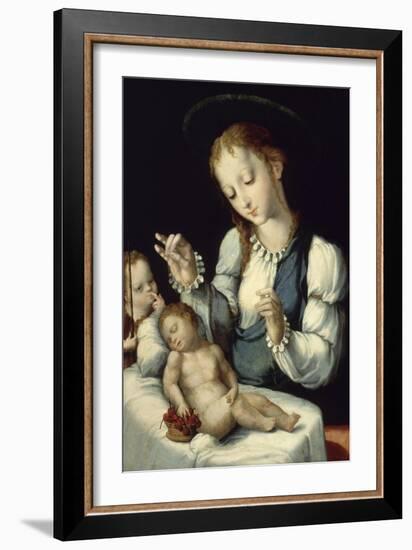 La Virgen De Las Cerezas VI-Luis De Morales-Framed Giclee Print