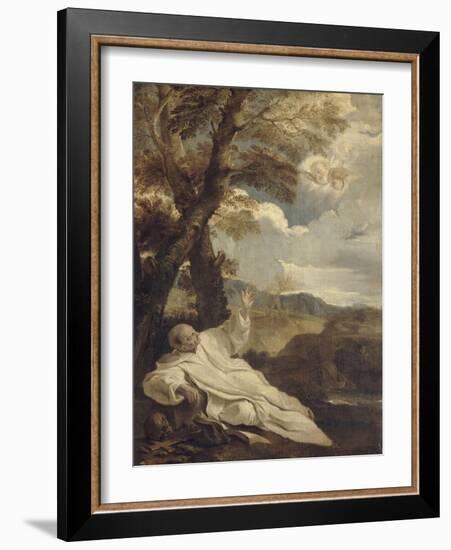 La Vision de Saint Bruno-Pier Francesco Mola-Framed Giclee Print