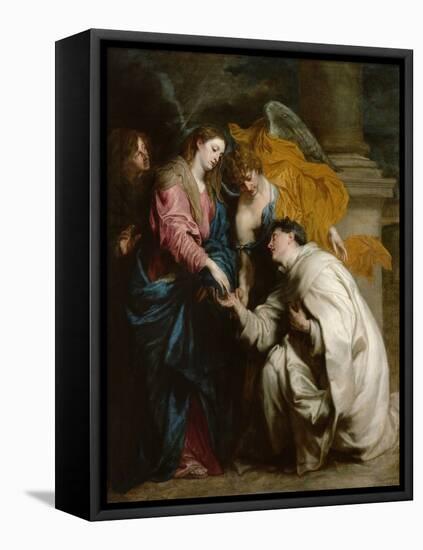 La Vision Du Bienheureux Hermann De Steinfeld, Dit Joseph (1150-1230) - Peinture De Sir Anthonis (A-Anthony Van Dyck-Framed Premier Image Canvas