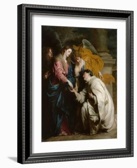 La Vision Du Bienheureux Hermann De Steinfeld, Dit Joseph (1150-1230) - Peinture De Sir Anthonis (A-Anthony Van Dyck-Framed Giclee Print