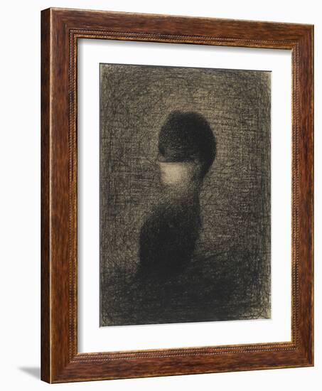 La Voilette-Georges Seurat-Framed Giclee Print