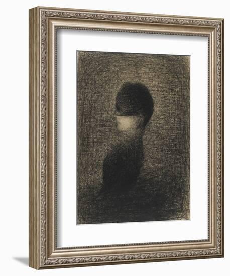 La Voilette-Georges Seurat-Framed Giclee Print