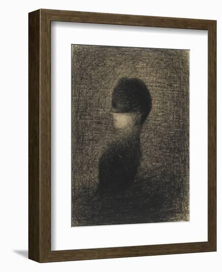 La Voilette-Georges Seurat-Framed Giclee Print