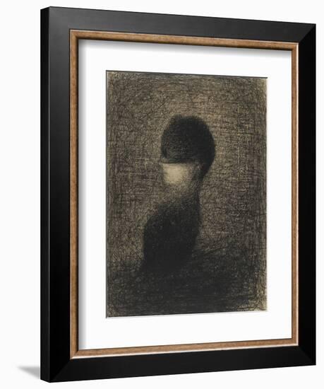 La Voilette-Georges Seurat-Framed Giclee Print