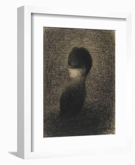 La Voilette-Georges Seurat-Framed Giclee Print