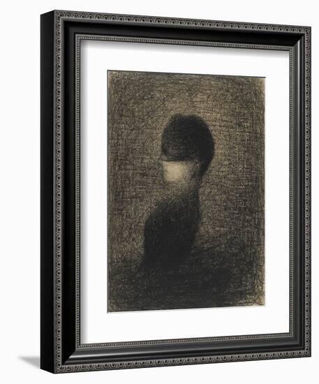 La Voilette-Georges Seurat-Framed Giclee Print