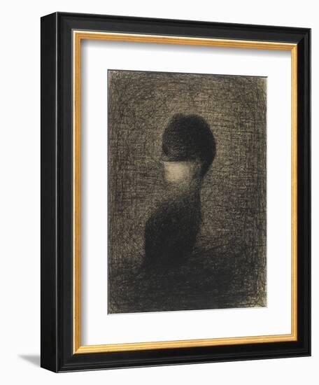 La Voilette-Georges Seurat-Framed Giclee Print