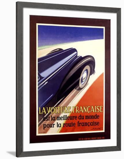 La Voiture Francaise-null-Framed Giclee Print