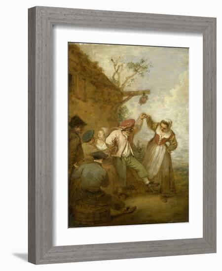 La Vraie gaieté-Jean Antoine Watteau-Framed Giclee Print