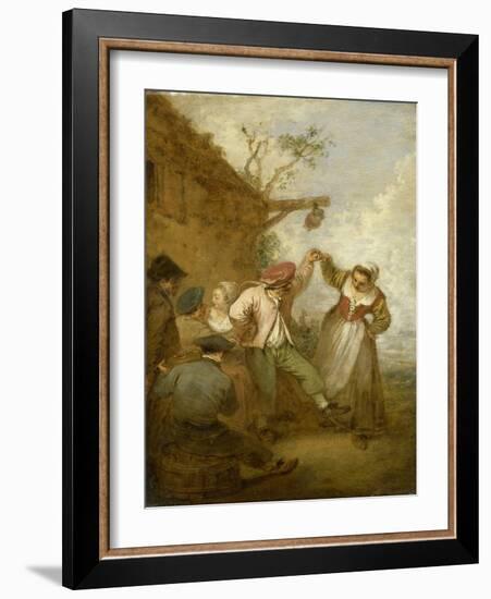 La Vraie gaieté-Jean Antoine Watteau-Framed Giclee Print