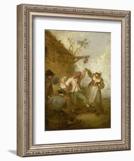 La Vraie gaieté-Jean Antoine Watteau-Framed Giclee Print