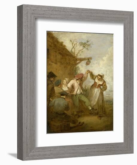 La Vraie gaieté-Jean Antoine Watteau-Framed Giclee Print