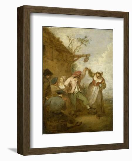 La Vraie gaieté-Jean Antoine Watteau-Framed Giclee Print