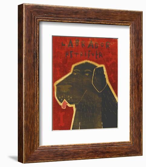 Lab (black)-John Golden-Framed Giclee Print