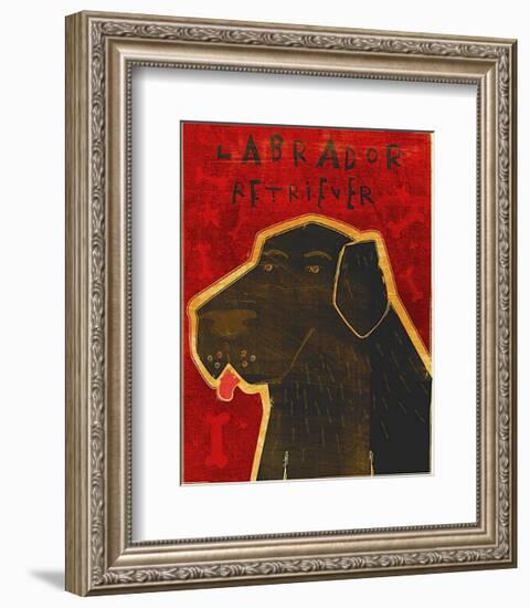 Lab (black)-John Golden-Framed Art Print