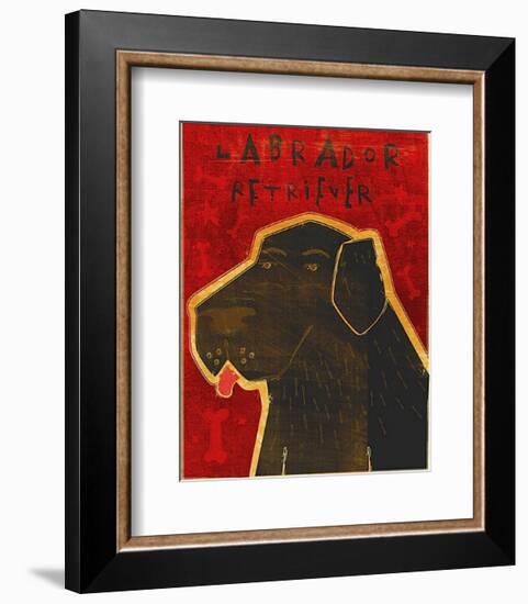 Lab (black)-John Golden-Framed Art Print