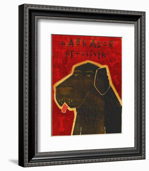 Lab (black)-John Golden-Framed Art Print