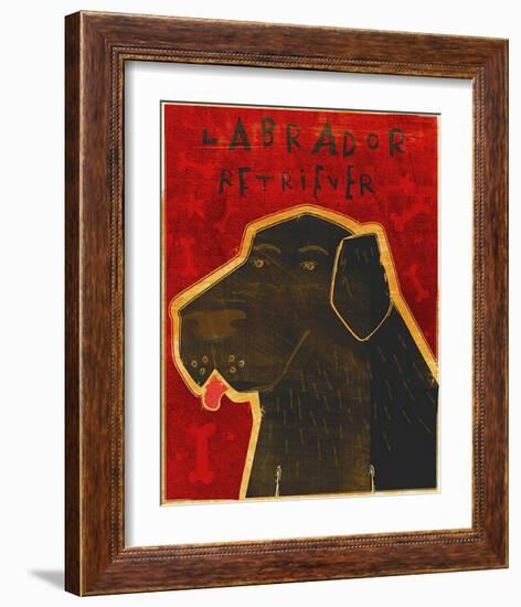 Lab (black)-John Golden-Framed Art Print