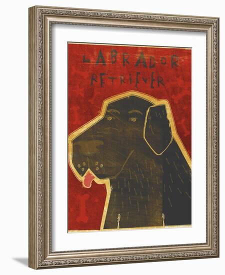 Lab (black)-John W Golden-Framed Giclee Print