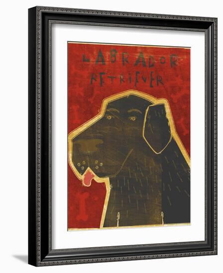 Lab (black)-John W Golden-Framed Giclee Print