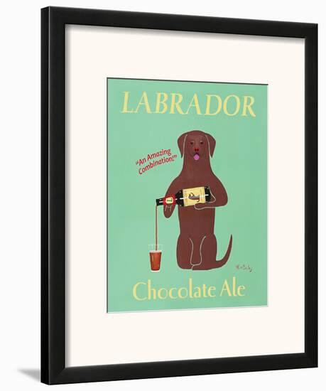 Lab Chocolate Ale-Ken Bailey-Framed Art Print