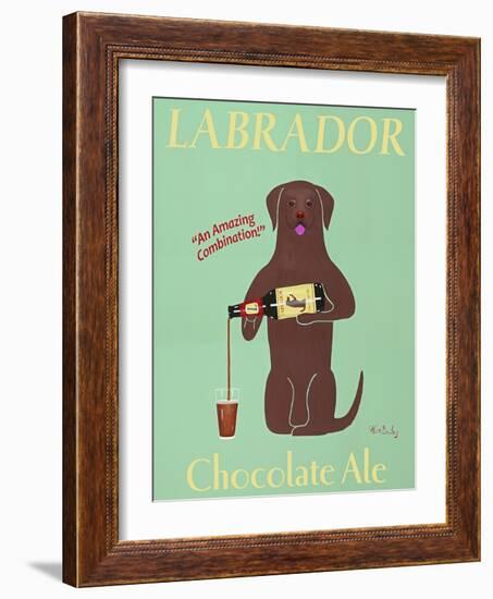 Lab Chocolate Ale-Ken Bailey-Framed Giclee Print