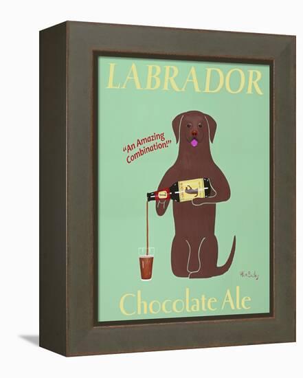 Lab Chocolate Ale-Ken Bailey-Framed Premier Image Canvas