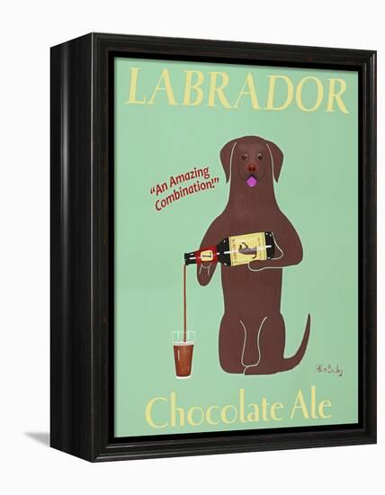 Lab Chocolate Ale-Ken Bailey-Framed Premier Image Canvas