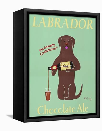 Lab Chocolate Ale-Ken Bailey-Framed Premier Image Canvas