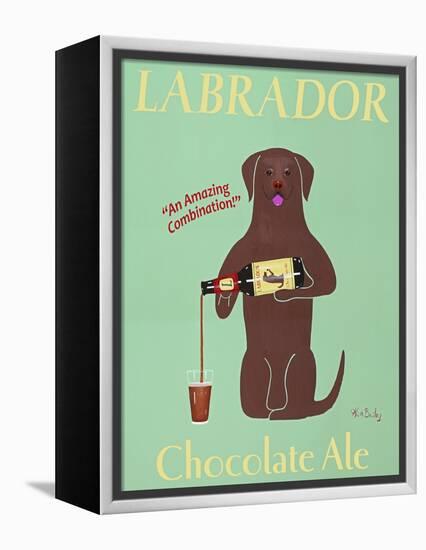 Lab Chocolate Ale-Ken Bailey-Framed Premier Image Canvas