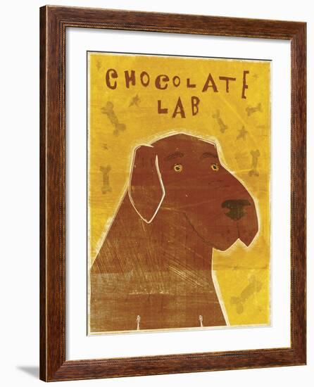 Lab (chocolate)-John W Golden-Framed Giclee Print