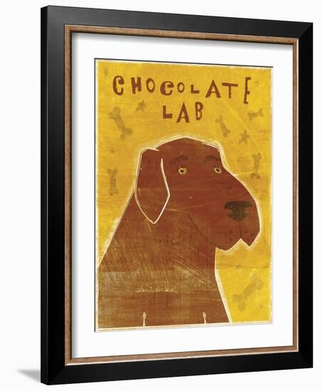 Lab (chocolate)-John W Golden-Framed Giclee Print