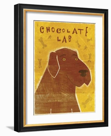 Lab (chocolate)-John W Golden-Framed Giclee Print