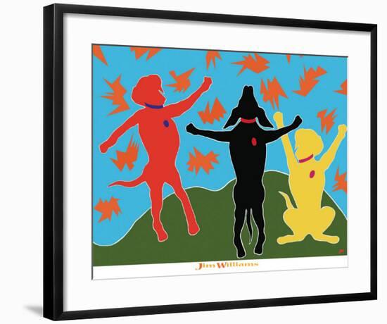 Lab Dance-Jim Williams-Framed Art Print