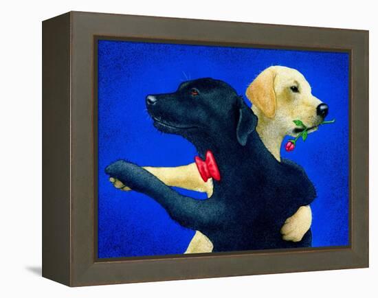 Lab Dance-Will Bullas-Framed Premier Image Canvas