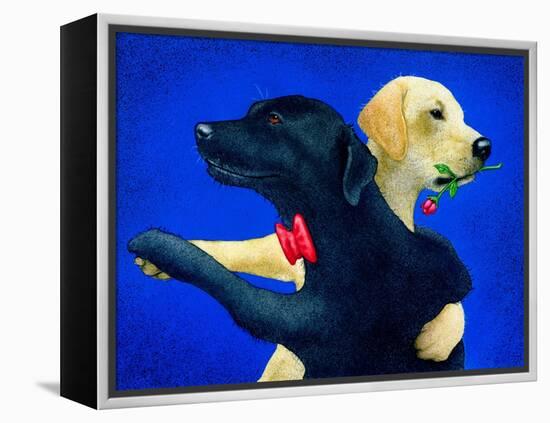 Lab Dance-Will Bullas-Framed Premier Image Canvas