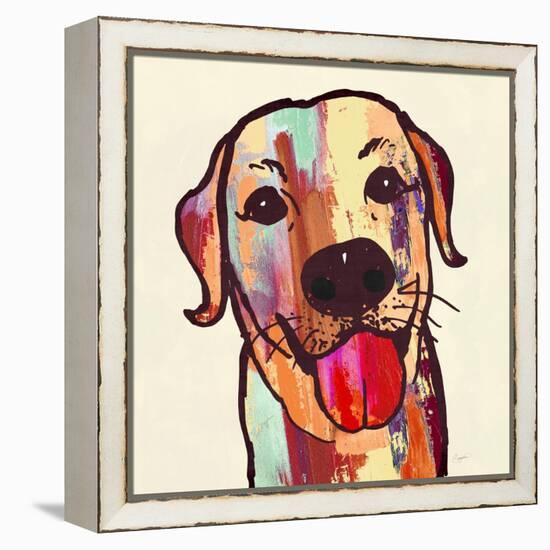 Lab Happy!-Evangeline Taylor-Framed Stretched Canvas